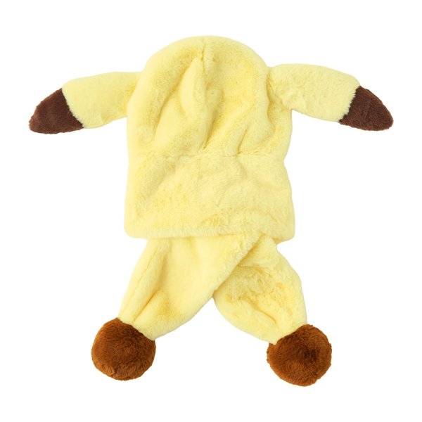 Photo5: Pokemon Center 2026 Preparing For Christmas Pikachu Scarf with a hood (5)
