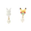 Photo1: Pokemon Center 2026 Preparing For Christmas Pikachu Clips Earrings (1)