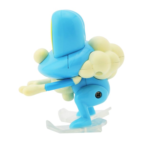 Photo2: Pokemon Center 2025 Moving Pokemon Collection Wind-up Figure Froakie (2)