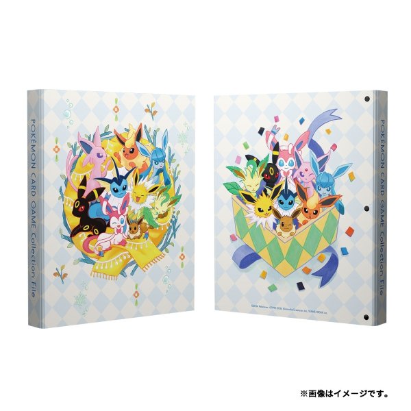Photo3: Pokemon Center Original Card Game Collection file Binder Eevee Evolutions (3)