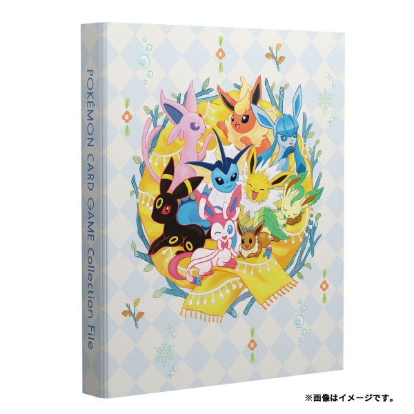 Photo1: Pokemon Center Original Card Game Collection file Binder Eevee Evolutions (1)