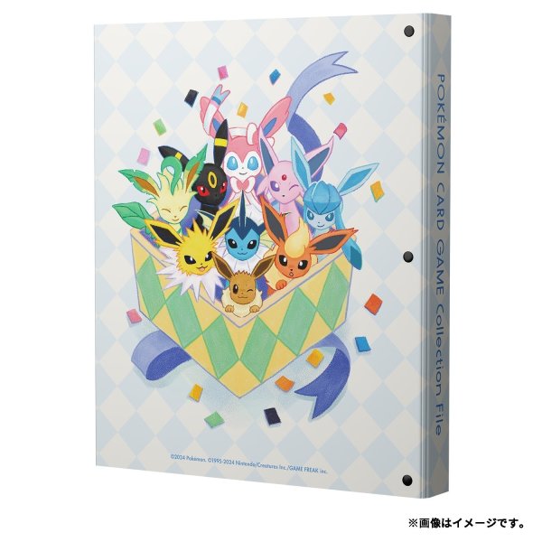 Photo2: Pokemon Center Original Card Game Collection file Binder Eevee Evolutions (2)