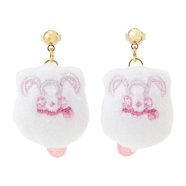 Photo1: Pokemon Center 2025 Pokemon accessory Series Pierced Earrings P112 Swirlix (1)