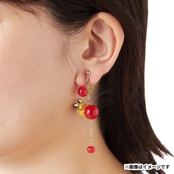 Photo5: Pokemon Center 2025 Pokemon accessory Series Clips Earrings E110 Dedenne (5)