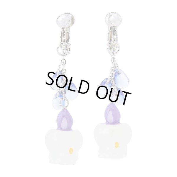 Photo1: Pokemon Center 2025 Pokemon accessory Series Clips Earrings E108 Litwick (1)