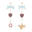 Photo1: Pokemon Center 2026 Pokemon accessory Series Pierced Earrings P117 Hoopa (1)