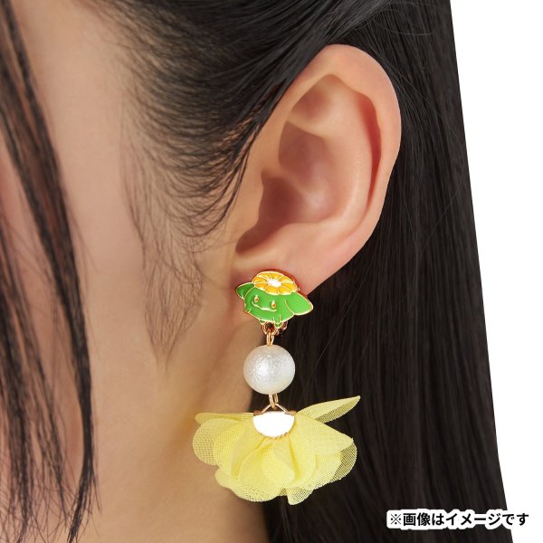 Photo3: Pokemon Center 2026 Pokemon accessory Series Clips Earrings E115 Skiploom (3)