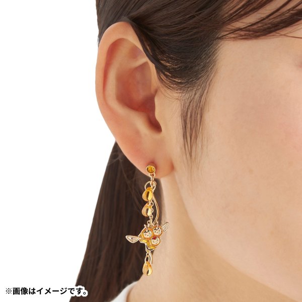 Photo4: Pokemon Center 2026 Pokemon accessory Series Pierced Earrings P114 Teddiursa Combee (4)