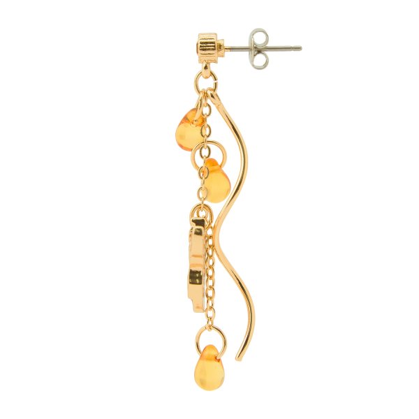 Photo3: Pokemon Center 2026 Pokemon accessory Series Pierced Earrings P114 Teddiursa Combee (3)