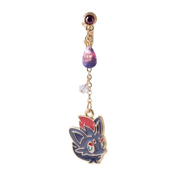 Photo2: Pokemon Center 2026 Pokemon accessory Series Clips Earrings E116 Zorua Zoroark (2)