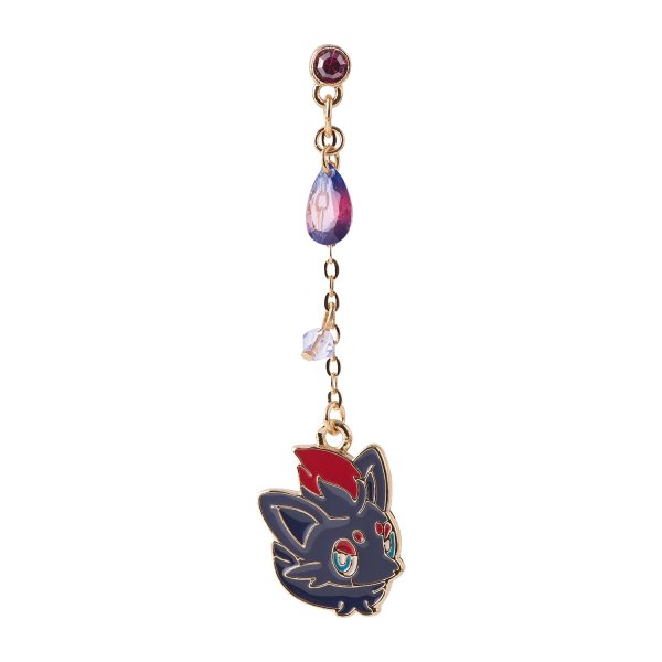 Photo3: Pokemon Center 2026 Pokemon accessory Series Pierced Earrings P116 Zorua Zoroark (3)