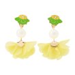 Photo1: Pokemon Center 2026 Pokemon accessory Series Clips Earrings E115 Skiploom (1)