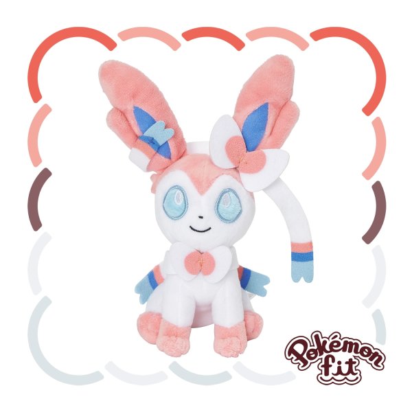 Photo1: Pokemon Center 2024 Pokemon fit Mini Plush #700 Sylveon doll Toy (1)