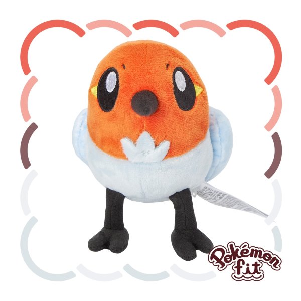 Photo1: Pokemon Center 2024 Pokemon fit Mini Plush #661 Fletchling doll Toy (1)