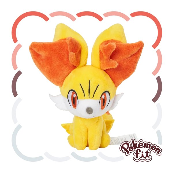 Photo1: Pokemon Center 2024 Pokemon fit Mini Plush #653 Fennekin doll Toy (1)