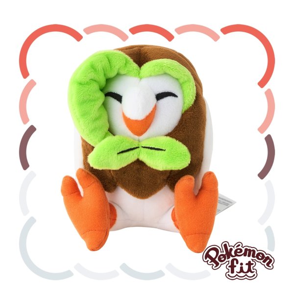 Photo1: Pokemon Center 2025 Pokemon fit Mini Plush #723 Dartrix (1)