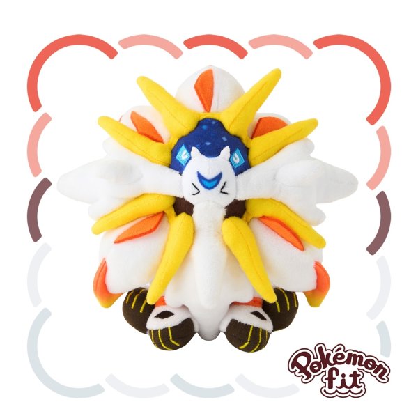 Photo1: Pokemon Center 2025 Pokemon fit Mini Plush #791 Solgaleo doll Toy (1)