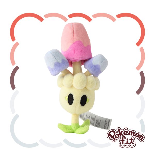 Photo1: Pokemon Center 2025 Pokemon fit Mini Plush #755 Morelull doll Toy (1)