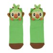 Photo1: Pokemon Center 2020 Plush Socks for Women 23 - 25 cm 1 Pair Grookey (1)