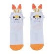 Photo1: Pokemon Center 2020 Plush Socks for Women 23 - 25 cm 1 Pair Scorbunny (1)