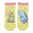 Photo1: Pokemon Center 2020 Psyduck No-Tenki Socks for Women 23 - 25 cm 1 Pair Psyduck & Quagsire (1)