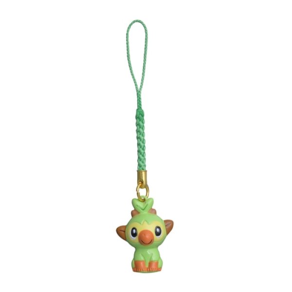 Photo1: Pokemon Center 2021 Bell Charm Strap Grookey (1)