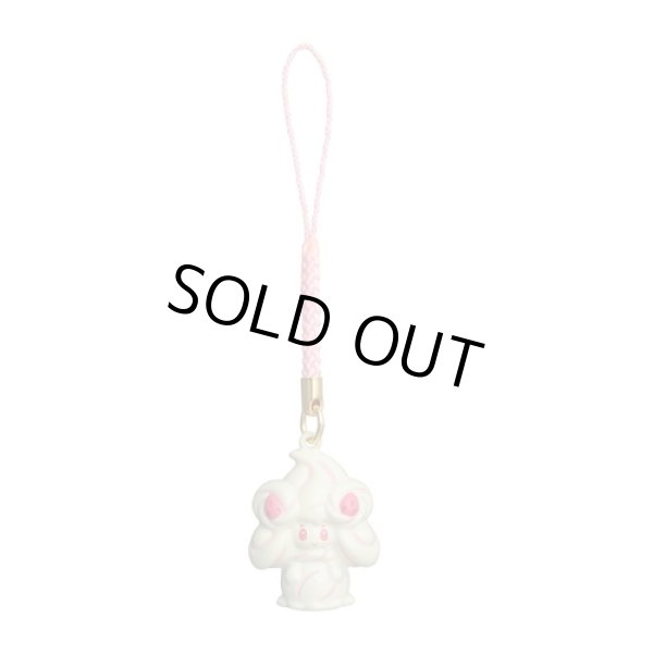 Photo1: Pokemon Center 2021 Bell Charm Strap Alcremie (1)