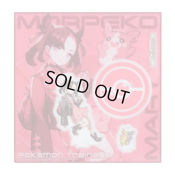 Photo1: Pokemon Center 2020 Pokemon Trainers Acrylic Stand Key Chain Marnie Morpeko (1)