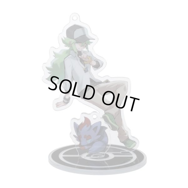 Photo2: Pokemon Center 2020 Pokemon Trainers Acrylic Stand Key Chain N Zorua (2)