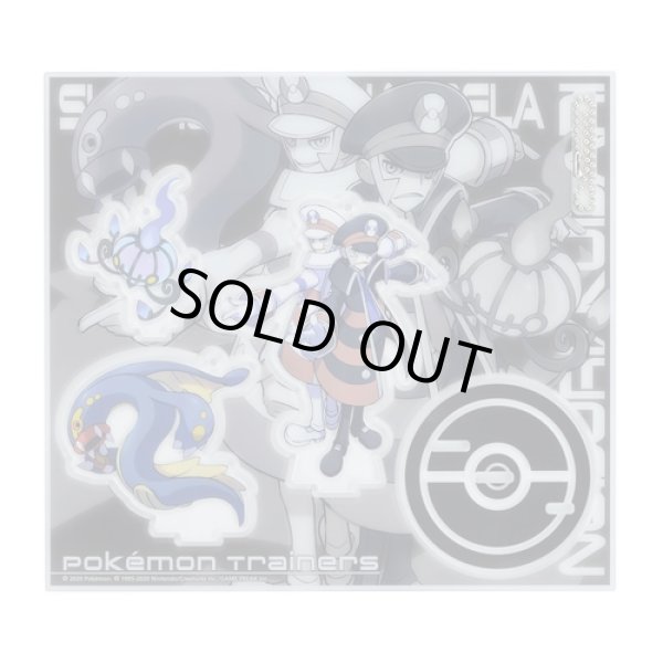 Photo1: Pokemon Center 2020 Pokemon Trainers Acrylic Stand Key Chain Emmet Ingo (1)