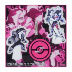 Pokemon Center 2020 Pokemon Trainers Acrylic Stand Key Chain Piers Obstagoon