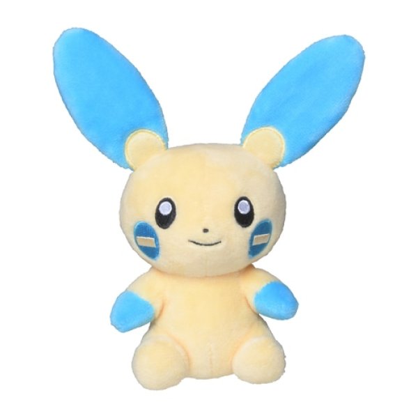 Photo1: Pokemon Center 2021 Pokemon fit Mini Plush #312 Minun doll Toy (1)