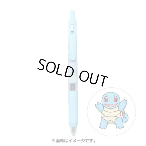 Photo1: Pokemon Center 2021 ZEBRA SARASA Pokemon Shirts Ballpoint pen #7 Squirtle (1)