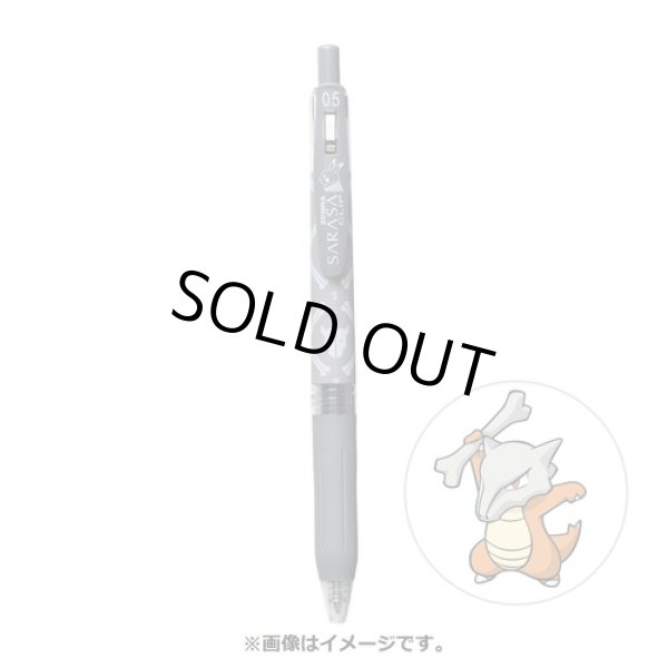 Photo1: Pokemon Center 2021 ZEBRA SARASA Pokemon Shirts Ballpoint pen #105 Marowak (1)