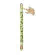 Photo1: Pokemon Center 2021 Eievui Collection Leafeon Ballpoint pen with charm (1)