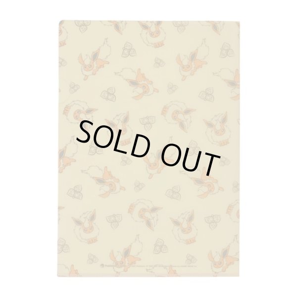 Photo2: Pokemon Center 2021 Eievui Collection A4 Size Clear File Folder Flareon ver. (2)