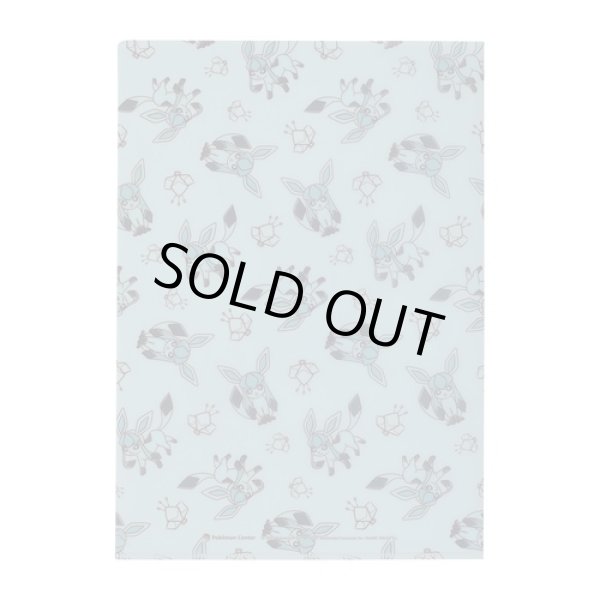 Photo2: Pokemon Center 2021 Eievui Collection A4 Size Clear File Folder Glaceon ver. (2)