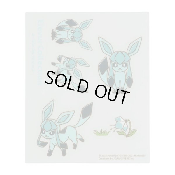 Photo1: Pokemon Center 2021 Eievui Collection PET Sticker Sheet Glaceon ver. (1)