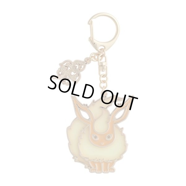 Photo1: Pokemon Center 2021 Eievui Collection Flareon Metal Key chain (1)