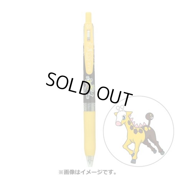 Photo1: Pokemon Center 2022 ZEBRA SARASA Pokemon Shirts Ballpoint pen #203 Girafarig (1)