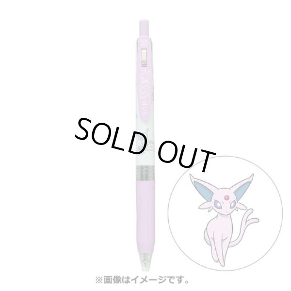 Photo1: Pokemon Center 2022 ZEBRA SARASA Pokemon Shirts Ballpoint pen #196 Espeon (1)