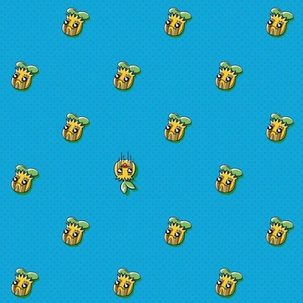 Photo2: Pokemon Center 2022 ZEBRA SARASA Pokemon Shirts Ballpoint pen #191 Sunkern (2)