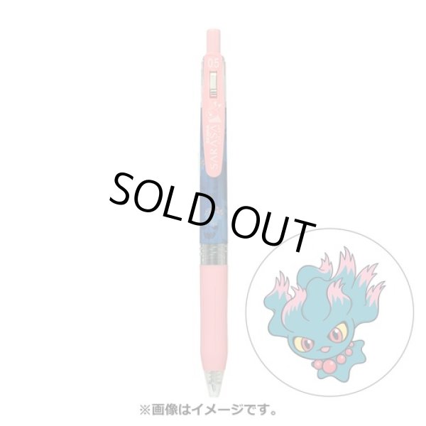 Photo1: Pokemon Center 2022 ZEBRA SARASA Pokemon Shirts Ballpoint pen #200 Misdreavus (1)