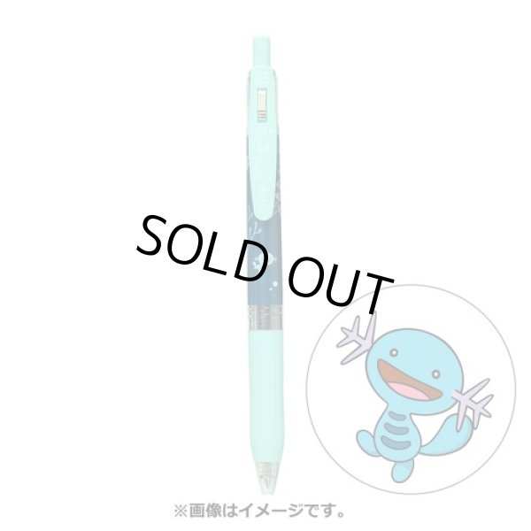 Photo1: Pokemon Center 2022 ZEBRA SARASA Pokemon Shirts Ballpoint pen #194 Wooper (1)