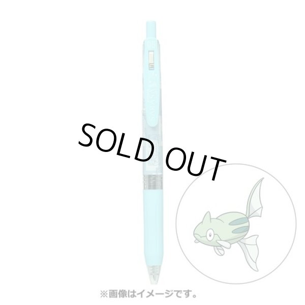 Photo1: Pokemon Center 2022 ZEBRA SARASA Pokemon Shirts Ballpoint pen #223 Remoraid (1)