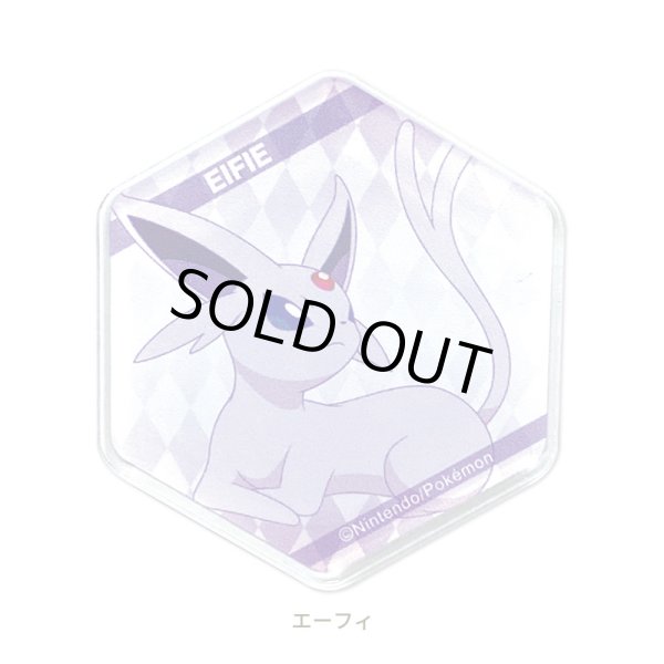 Photo1: Pokemon 2020 Honeycomb Acrylic magnet Espeon (1)