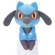 Photo1: Pokemon 2020 Takara Tomy Arts Chokkori-san Sitting Plush Chokkori Riolu (1)