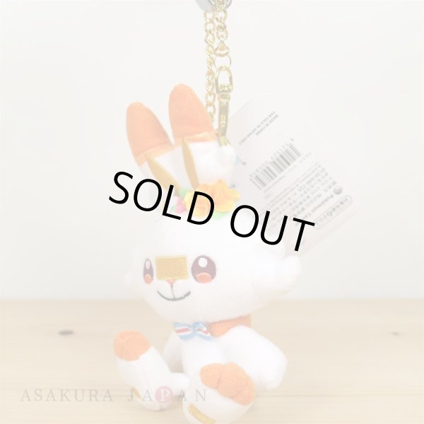 Photo2: Pokemon Center 2020 Pokemon Easter Plush Mascot Key Chain Scorbunny (2)