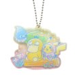 Photo1: Pokemon Center 2020 Psyduck No-Tenki Acrylic Charm Key chain #2 Psyduck & Pikachu (1)