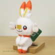 Photo4: Pokemon 2020 Takara Tomy Arts Chokkori-san Sitting Plush Chokkori Scorbunny (4)